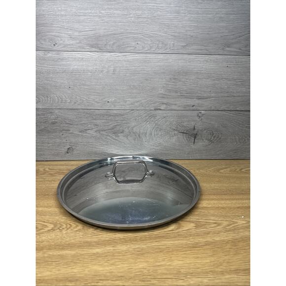 All-Clad 12-inch Stainless Steel LID ONLY 12-1/2”Outer 11-3/4” Inner Diameter - Picture 1 of 7